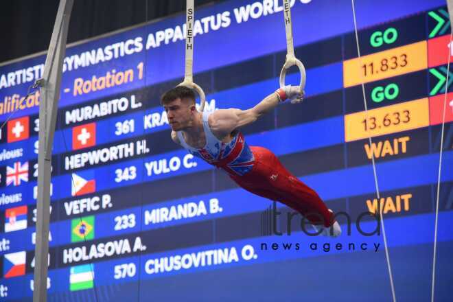 Baku hosts opening ceremony of FIG Artistic Gymnastics Apparatus World Cup Azerbaijan Baku 7 March 2024

